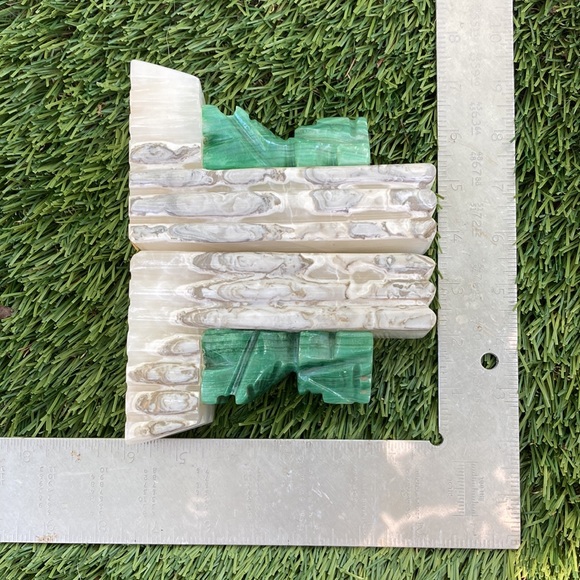 Banded Calcite Bookends - Picture 5 of 6